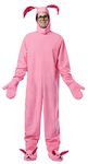 Rasta Imposta Men's Christmas Bunny, Pink, One Size