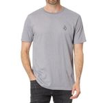 Volcom Men's Stone Tech Short Sleeve T-Shirt, Heather Grey 124, XL