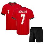 Sports Soccer Football Portu Jersey for Boys (Kid's, Boy's & Men's) (8_9 Years, Red)