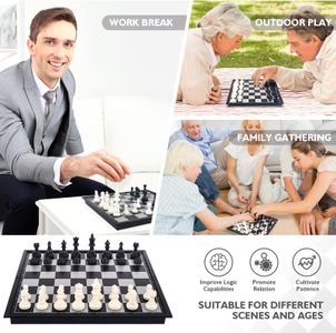 Peradix Magnetic Chess Set – Portable Travel Board Game