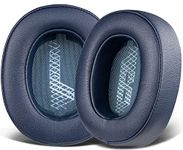 SOULWIT Professional Replacement Ear Pads for JBL Live 500BT/Live 500 BT Around-Ear Wireless Headphone, Earpads Cushions with Softer Protein Leather, Noise Isolation Foam - Navy Blue