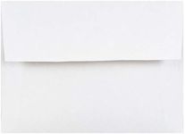 JAM PAPER 4Bar A1 Invitation Envelopes - 92.1 x 130.2 mm (3 5/8" x 5 1/8") - White - 50/Pack