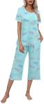 Ekouaer Women's Pajamas Set Short S