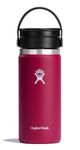 HYDRO FLASK - Travel Coffee Flask 473 ml (16 oz) - Vacuum Insulated Stainless Steel Travel Mug with Leak Proof Flex Sip Lid - BPA-Free - Wide Mouth - Snapper