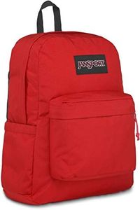 JanSport SuperBreak Plus Laptop Backpack, Red Tape