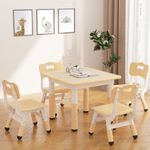 GarveeHome Toddler Table and 4 Chai
