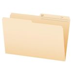 Pendaflex File Folders, 1/2 Cut Tab, Legal Size, Manila, Durable Paper Stock, Box of 100, Ideal for Office/Home/School Organization, Made in Canada, Reversible File Organizers