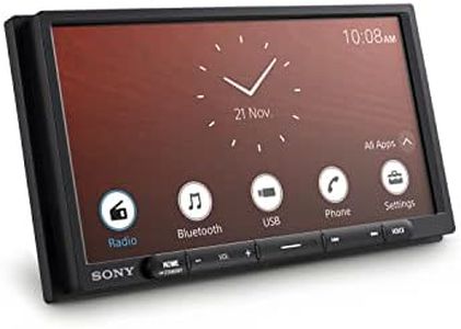 Sony Car Stereo XAV-AX4000 17.6 cm (6.95 inch) Digital Media Receiver with Bluetooth, Wireless Android Auto, Wireless Apple Car Play, PRE OUT - 3 x 5V, OUTPUT POWER - 55W x 4
