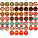 Two Rivers Coffee Chocolate Overload Coffee Pods Sampler Compatible with K Cup Brewers Including 2.0, Flavored Single Serve Variety Pack, 52 Count