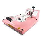 BetterSub Heat Press, Heat Press Machine,T-Shirt Industrial-Quality CE Panel Sublimation 15”X15”Heat Transfer Machine for Printing DIY Clothes, Vinyl, Puzzle Pink