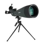 Svbony SV28 25-75x100mm Spotting Scope with Tripod, Large Field of View Bright and Clear Images, HD Bak4 FMC Spotter Scope with Smartphone Adapter, for Target shooting Bird Watching Daily Observation