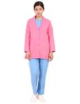 Proexamine Surgicals Doctor's Apron Lab Coat Full Sleeves (36-S, Pink)