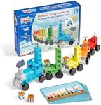 hand2mind Numberblocks Express Train MathLink Cubes Activity Set, Preschool Learning Activities, Train Toy, Counting Blocks, Number Toys, Kids Educational Toys, Math Manipulatives for Preschoolers