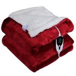 Warmland® BIS Certified ISI Mark Approved Diamond Range Digital Electric Bed Warmer/Blanket/Throw|90"X90" - Double| |1 to 12 Hr Auto/Manual Cutoff | Digital Display Temp Control| 5 Year Warranty