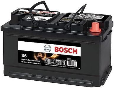 BOSCH S6587B S6 Flat Plate AGM Battery