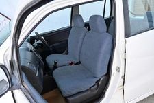 Atist Cotton Car Seat Cover for Maruti Suzuki Baleno (5 Seater)(All Detachable Headrest) (Grey)