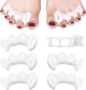Bunion Corrector Toe Spacer Toe Straightener Toe Stretcher Toe Correctors,3Pairs Toe Separators Bunion Corrector Soft Gel Toe Spacers to Correct Bunions and Restore Toes to Their Original Shape,S Size