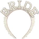 Casoty Pearl Bride Headband, Bachel