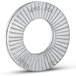 Wedge locking washer Carbon Stl Zinc flake coated thr. hard. M6 Lrg OD 20 glued pairs/pack