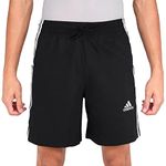 ADIDAS men's Shorts (IC1484_BLACK/WHITE