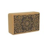 YOGA DESIGN LAB | The Cork Block | Eco Friendly Luxury | Superior Grip and Strength | Natural | Durable