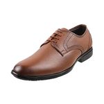 Mochi Mens Leather Tan Lace-up Shoes (Size (10 UK (44 EU))