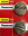 MICROUSB Compatible with Panasonic CR2450 CR2450 3V Coin Cell Battery (Pack of 2)