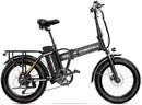 1000W Folding Electric Bike, 48V 20.8AH Large Removable Battery E-Bike, 30+MPH, 80 Miles Max Range, 20" Fat Tire Electric Bike for Adults, Adult Electric Bicycles Commute E-Bikes For Women/Men