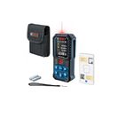 Bosch Professional Laser Measure GLM 50-27 C (Range: up to 50m, Robust, IP65, Data Transfer via Bluetooth, 2x AA Batteries, Hand Strap, Pouch)