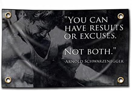 Banner Wall Hanging Flag Home Gym Tapestry Arnold 3*5 ft Poster Motivational Home Décor Bodybuilding