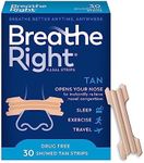 Breathe Right Nasal Strips Tan Small/Medium 30ct