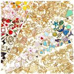 200Pcs Charms for Jewelry Making, A