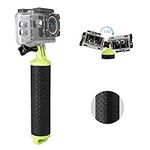 WOLFANG Action Camera Floating Hand Grip Camera Handle Waterproof Monopod Hand Grip Float Stick Selfie Floating for Action Camera Sports Camera