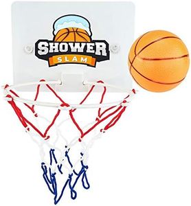 Hoopla Toys Shower Slam Basketball Game Set Funny Bathroom Sports Bath Toy for Kids