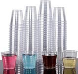 Zcaukya 100 Shot Glasses, 1oz Clear