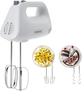 Kenwood 5-Speed Hand Mixer – White Electric Whisk