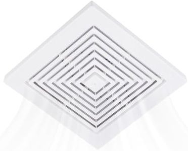 97011723 Bathroom Ceiling Fan Grille with Springs Replacement Parts for Br-oan-Nu-Tone Square Ceiling or Wall-Mount Exhaust Fan Fits Models 663 670 671 688 689 Bathroom Exhaust Upgrade Grille Cover