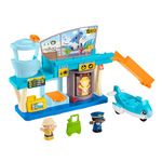 Fisher-Price Little People Toddler Toys Everyday Adventures Airport Playset with Airplane for Preschool Pretend Play Ages 1+ Years, HTJ26