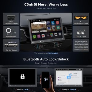 ATOTOZONE 10" QLED Car Stereo – Touchscreen Android Head Unit