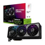 ASUS ROG STRIX RTX5070 Ti OC, PCIe5, 16GB DDR7, 2 HDMI, 3 DP, 2625MHz Clock, RGB Lighting, Overclocked