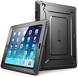 SUPCASE Unicorn Beetle Pro Series Heavy Duty Dual Layer Design with Impact Resistant Full-Body Hybrid Protective Bumper Case with Retina Display for Apple iPad 3 & 4, Black