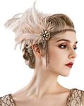 SWEETV 1920s Headpiece Flapper Head