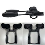Carbon Aero Bars Carbon Fiber Triathlon Bicycle Extender 31.8mm Adjustable Triathlon TT Arm Rest Handlebar RXL SL Aerobars 240-255mm 3K Matte Black Bar Ends Aero TT Bar Bike Handlebar Extender