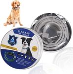 DRAWBRIDGE Anti-Flea and Tick Collar for Dogs & Cats, 8-Month Adjustable Waterproof Collar, Natural & Safe Protection Against Fleas, Ticks, Lice & Parasites, Puppies & Adult Pets