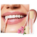 Oulac Nude Lip Gloss High-shine Moisturizing Lip Gloss Oil Liquid Lipstick Non-stick Cup Glitter Lipstick Lip Tint Reduce Fine Lines Lip Glaze For Dry Lip C12