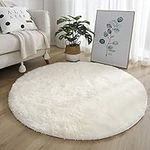 Leesentec Round Rugs Bedroom Carpet