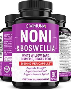 Noni Capsules 8850mg - Noni, Boswellia, White Willow Bark - 3 Months Supply