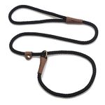 Mendota Products Dog Slip Lead, 3/8-Inch by 4-Feet, Black