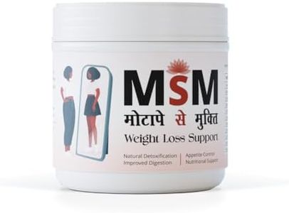 MsM Weight Loss Powder - For Natural Detox, Appetite Control, Improved Digestion, Nutritional Support, Fast Metabolism, Slim Powder for Weight Management- 300 g