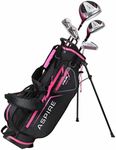 Aspire Xlite Super Performance Precise Junior Golf Club Set, Pink Set for Girls Ages 6 to 8, Right Handed